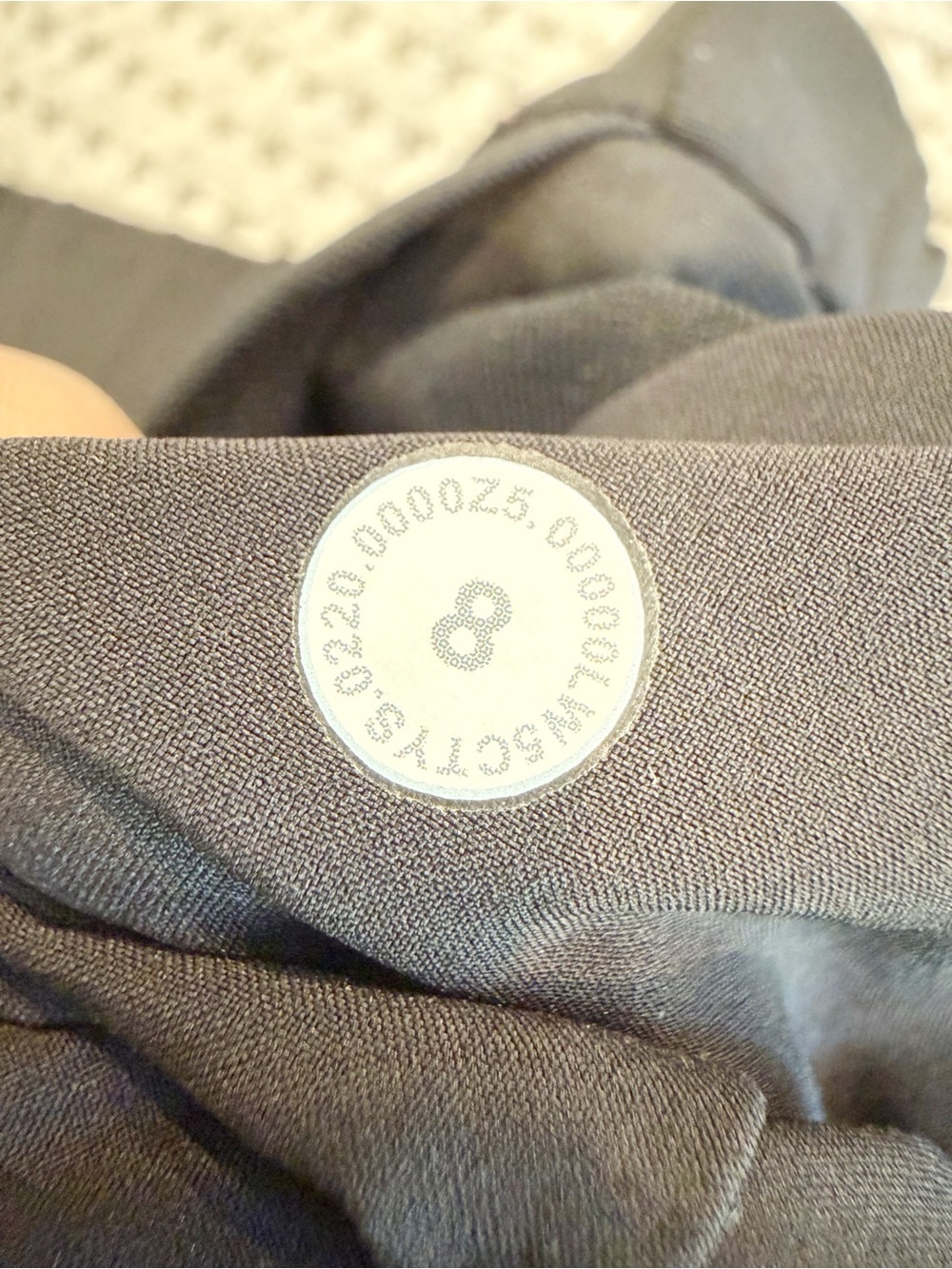LULULEMON Essential High Rise Trouser Pants in Black size 8 Pleated Front Ankle - Picture 9 of 9